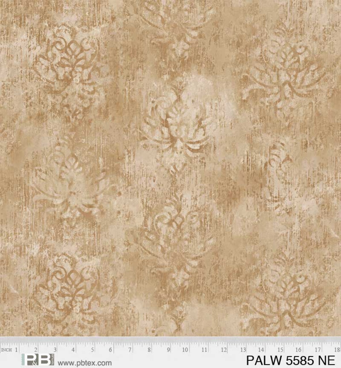 Fabric P & B Textiles Tan Palazzo 108" Wide Back by the Quarter Yard 5585-NE